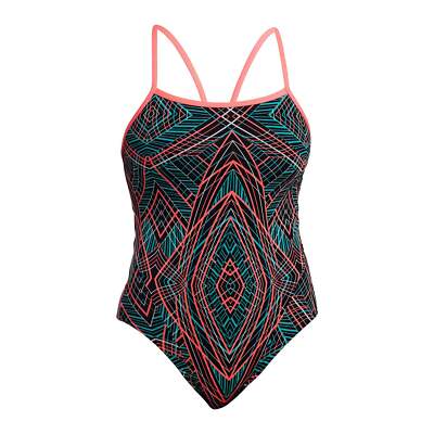 Funkita Damen Spiro Mint Swim Secure Einteiler