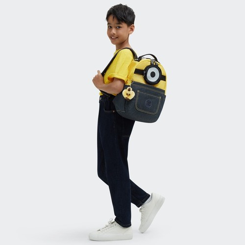 Kipling Backpack SEOUL S(Minion Jeans Bl) Kipling x Minions KI5853MI8 From Japan - Picture 8 of 8
