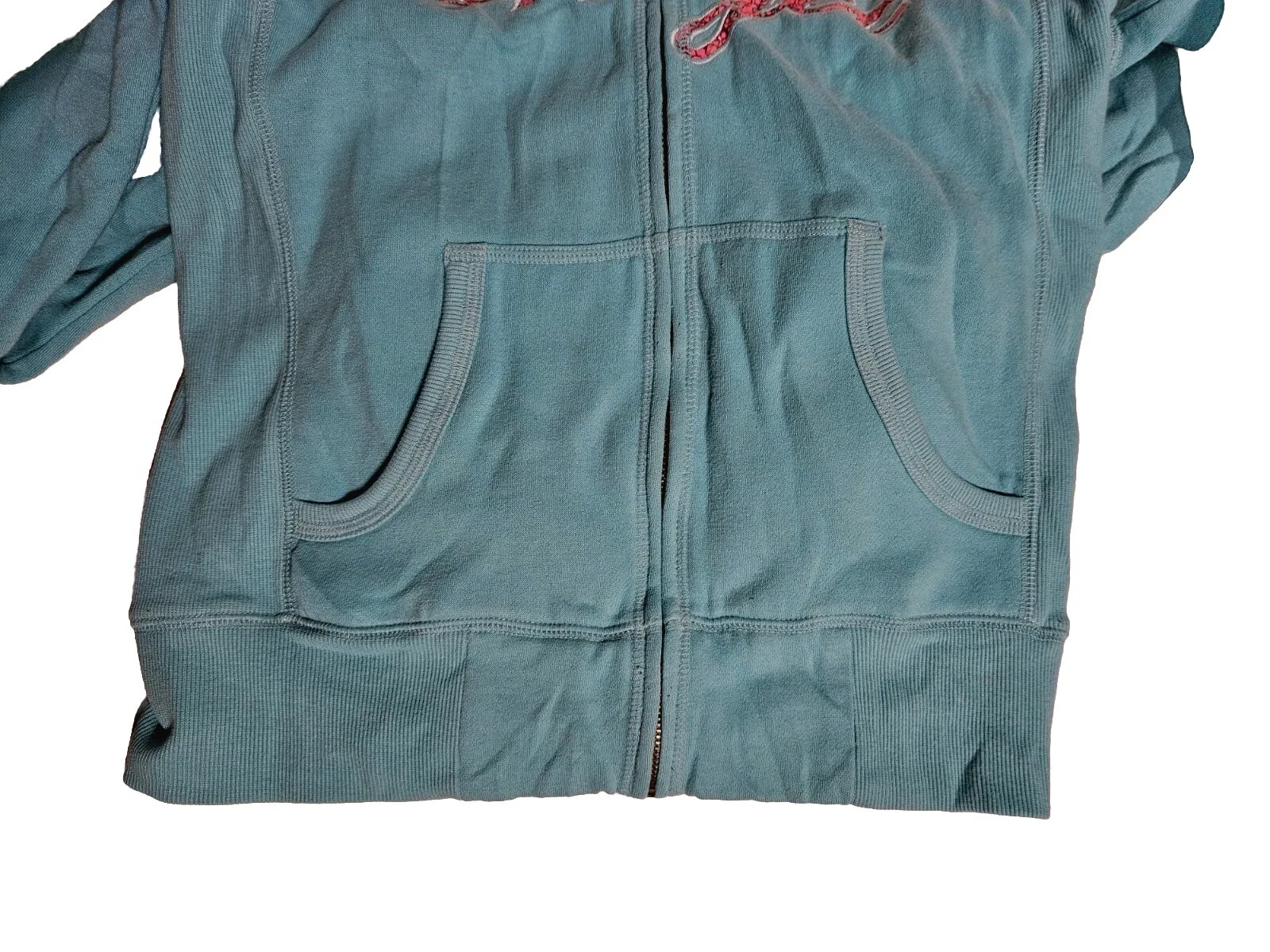 UNDERCOVER Felpa con cappuccio e zip blu chiaro Victoria's Secret Angel media esaurita ☆ Nuova ☆