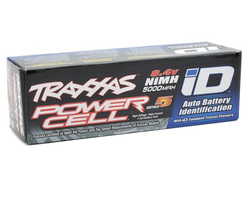 Traxxas Power Cell 5000 mAh 8,4 V NiMh batteria Hump con connettore Traxxas iD TRX2961X S - Foto 2 di 2