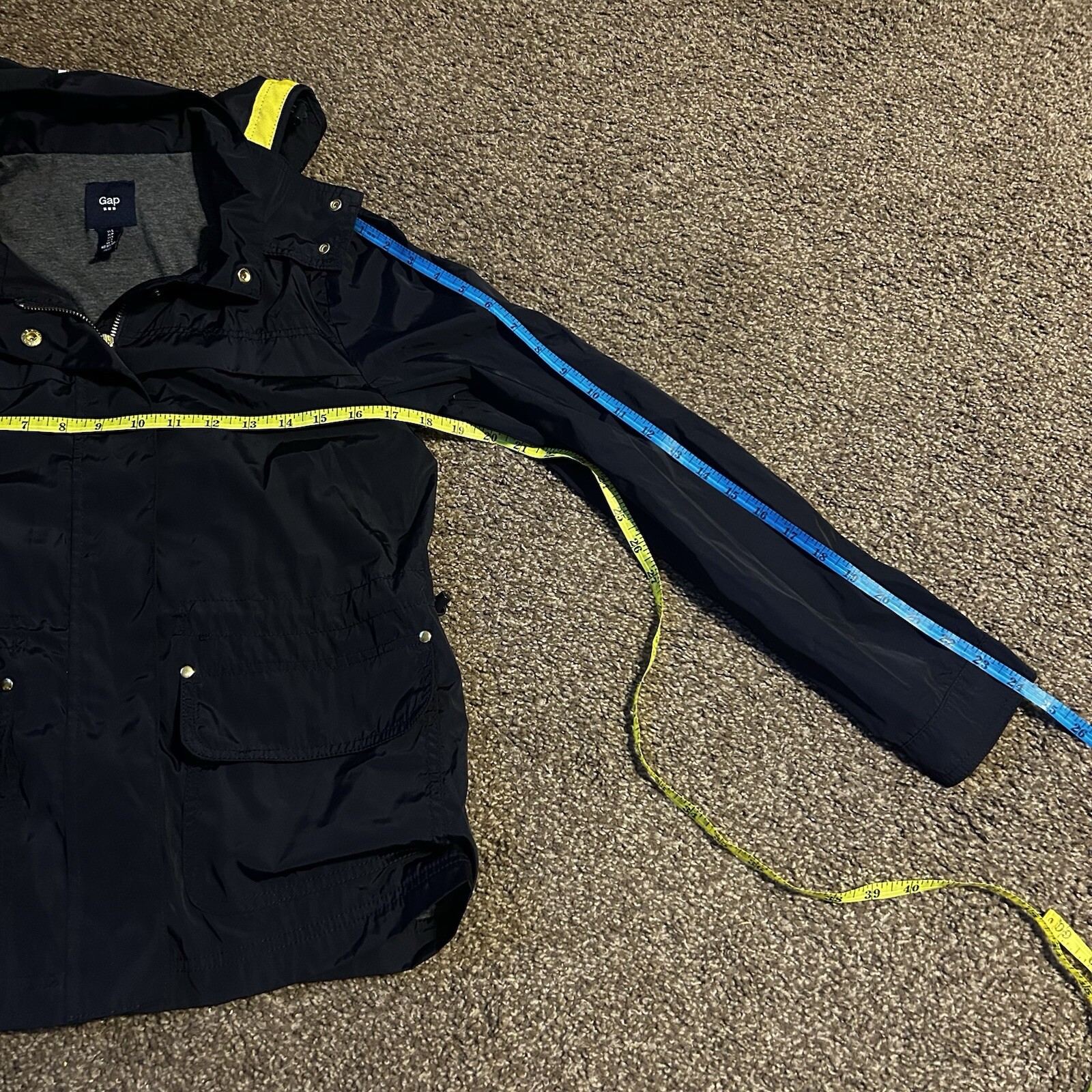 Gap Navy size small jacket with pockets - image 4