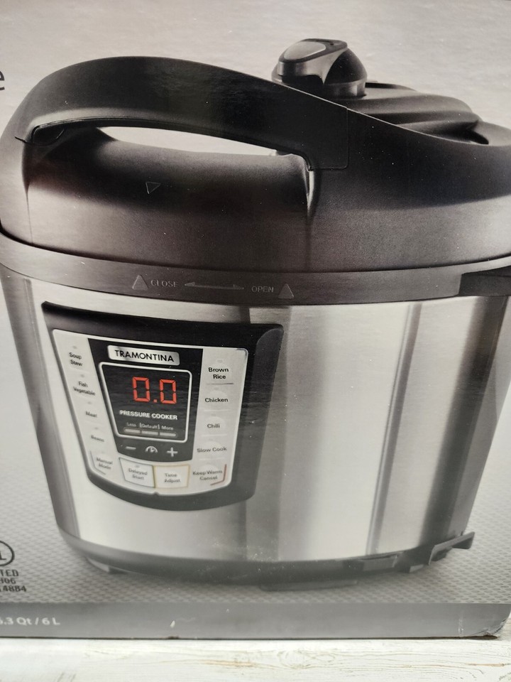 Tramontina Home Appliance 6.3 Qt Electric Pressure Cooker New In Box