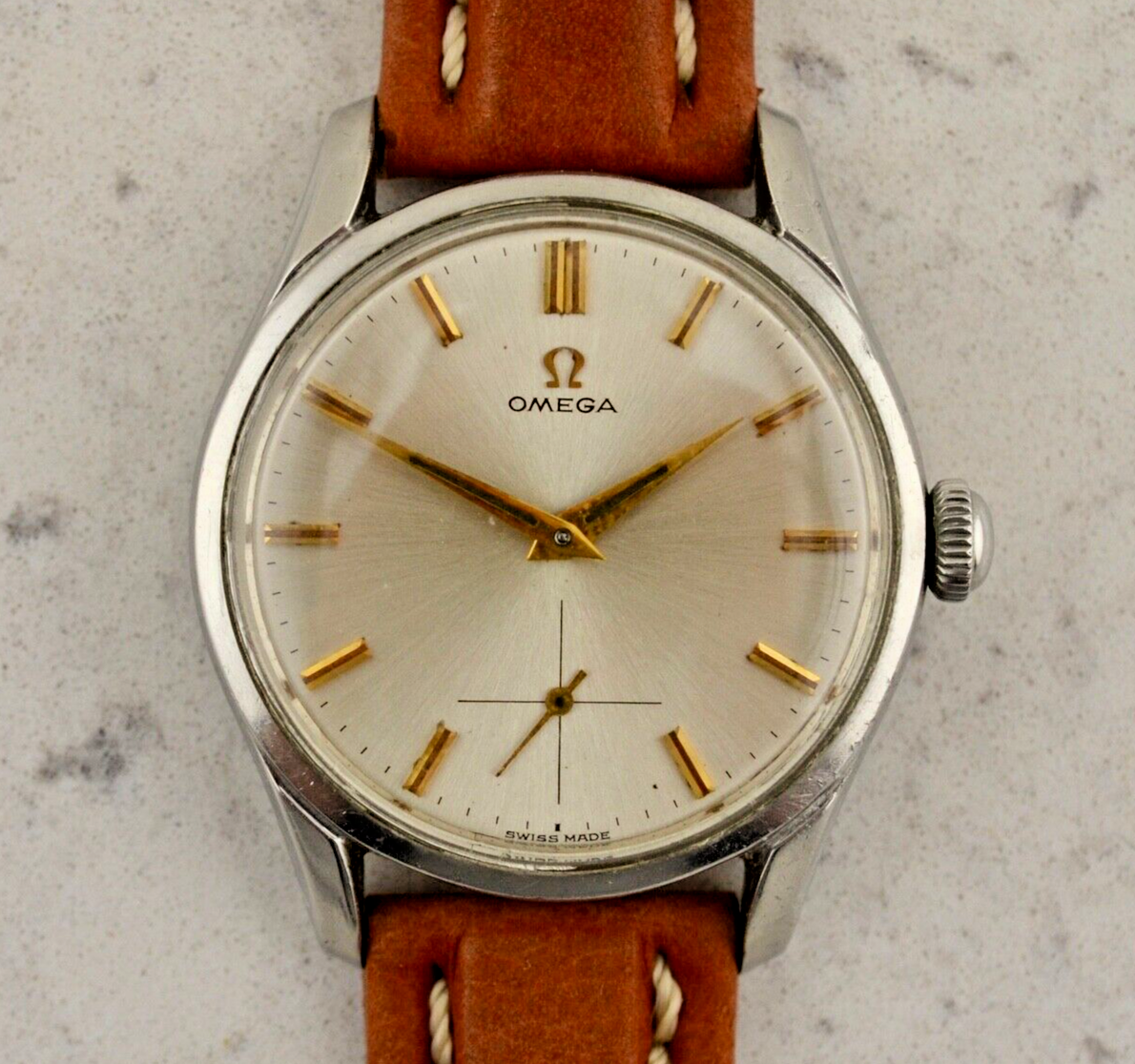 C.1950 Vintage Omega Jumbo Calatrava watch cal.Ω 265 ref. 2639-2