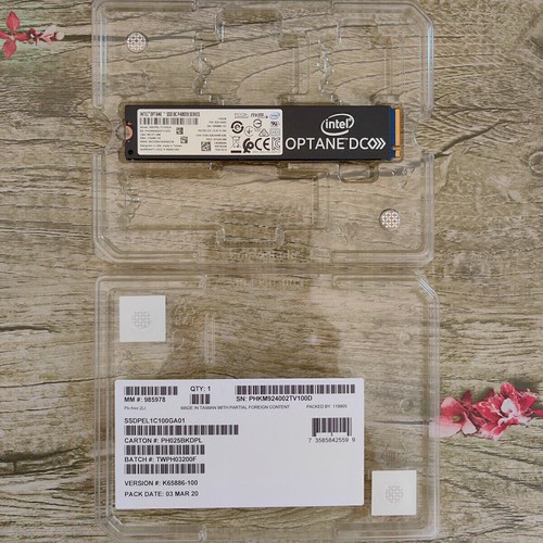 Intel OPTANE SSD P4801X 100G M.2 NVME 22110 Optane Solid State Drive - Picture 2 of 6