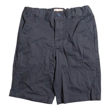 Cat Jack Boys SZ 8 Navy Adjustable Waist Button Pockets School Uniform Shorts