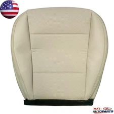 For 2015-2019 Subaru Outback Driver Perforated Leather Bottom Seat Cover TAN