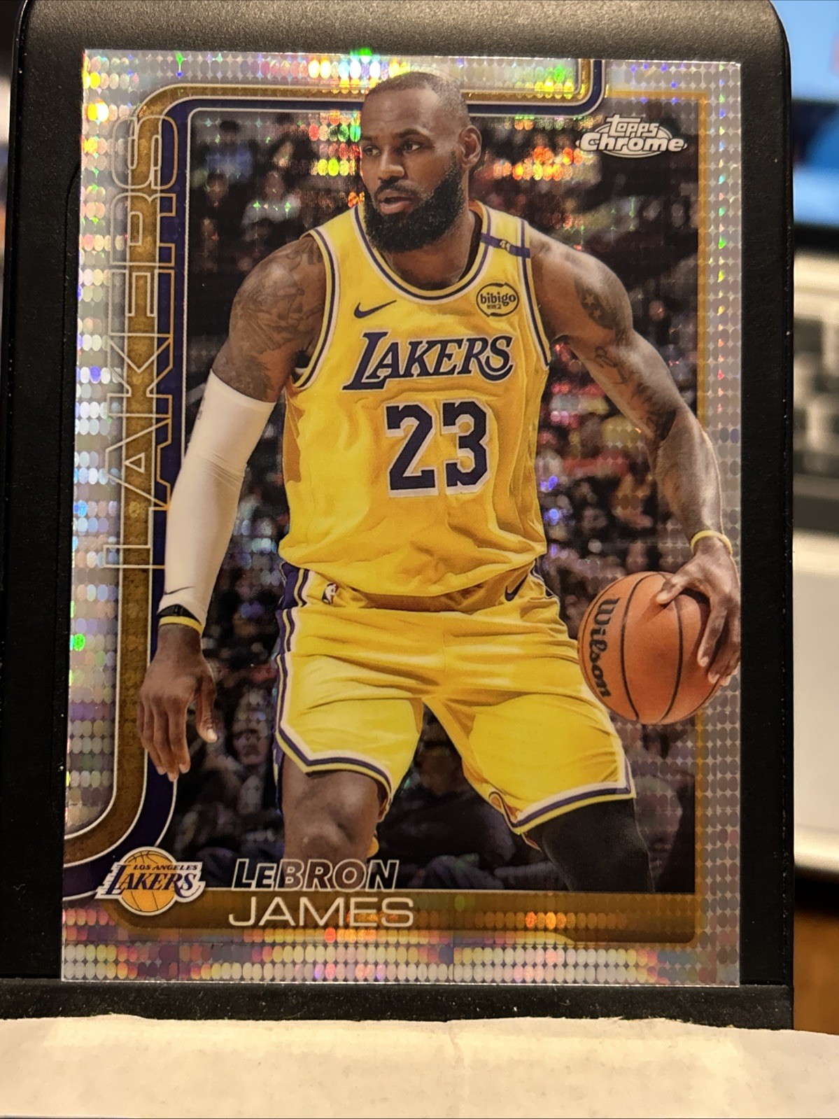 2025-26 Topps Chrome Pulsar Refractor #127 LeBron James LAKERS