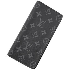 LOUIS VUITTON Portefeuille Brazza Monogram Eclipse Noir M61697