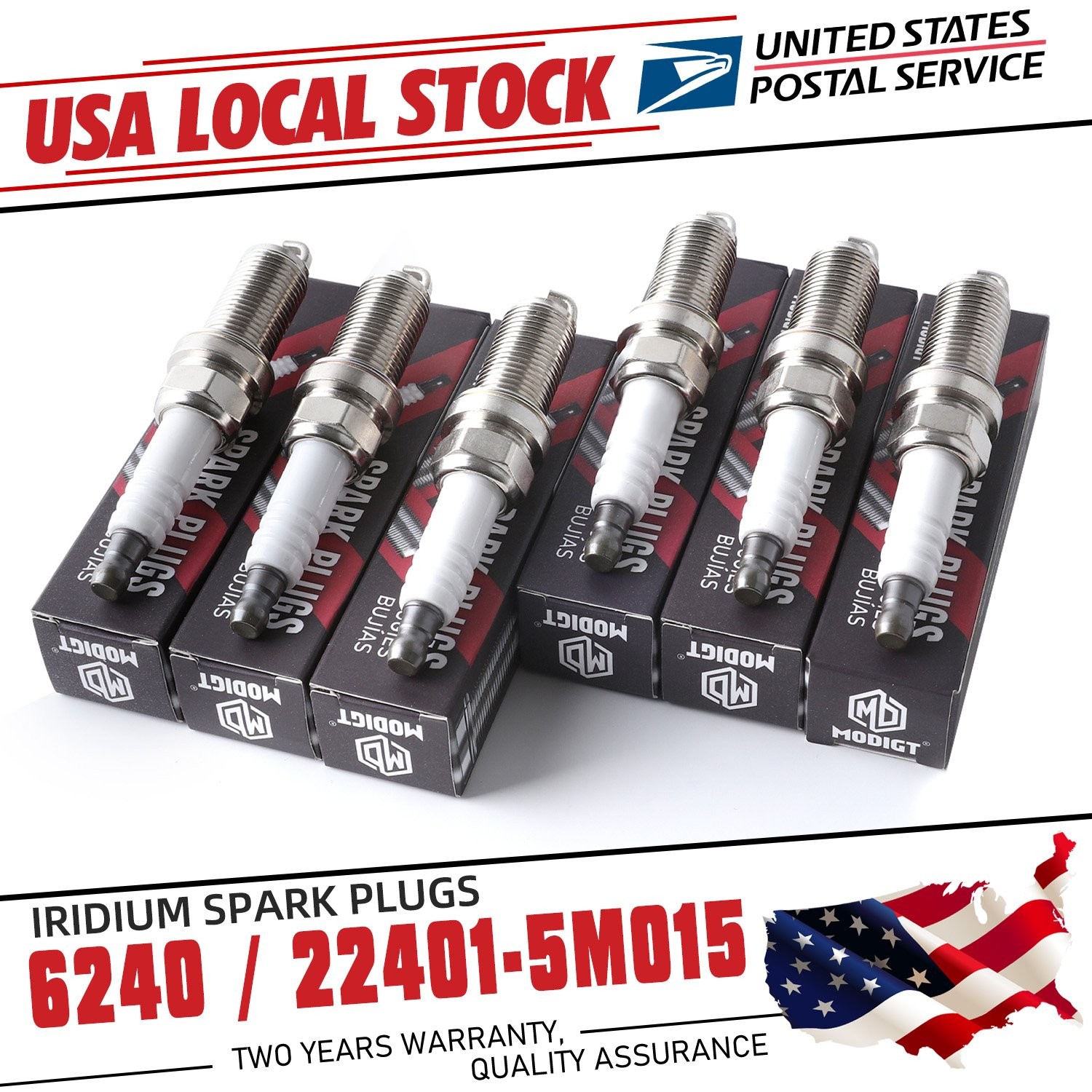 OEM Quality NEW 6Pcs Spark Plugs FOR NGK 6240 22401-5M015 Iridium IX 22401-5M015