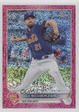 2022 Topps Chrome Magenta Speckle Refractor 61/350 Max Scherzer #66 0zg8