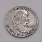 1949 Franklin Half Dollar 90% Silver Coin