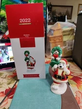 Polar Bear Santa-2022 Hallmark Keepsake Ornament-Member Exclusive-Magic Sound