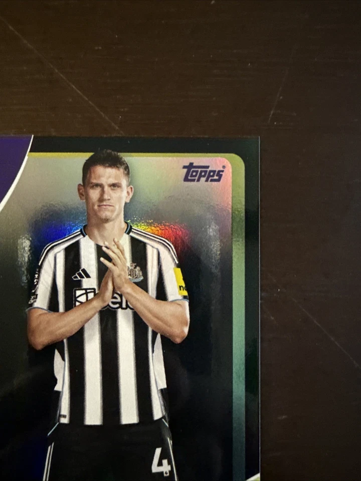 2025-26 Topps EPL Premier League Newcastle Sven Botman Black 4/10 Kit Number!!! - Image 4 of 4