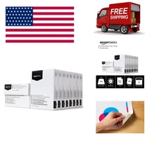 Multipurpose Copy Printer Paper, 20 lb, 8.5 x 11 Inches, 8 Reams 4,000 Sheets...