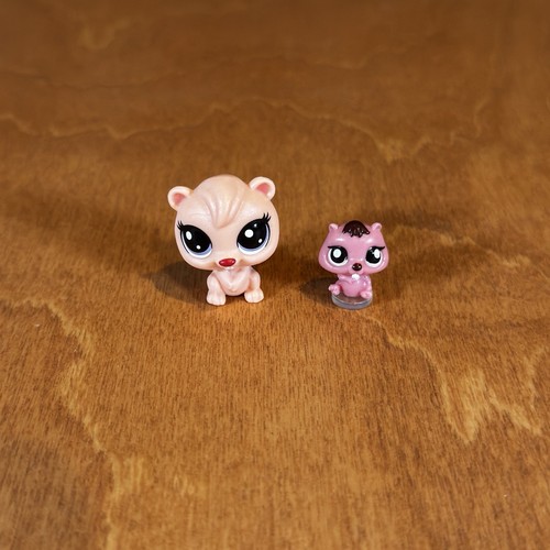 Lot of 2 Littles Pet Shop LPS Figures Dania Beaverton #1-147 & Beaver T212! - 第 1/3 張圖片