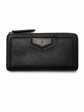VERA WANG Black Zip-Around Womens Wallet with...