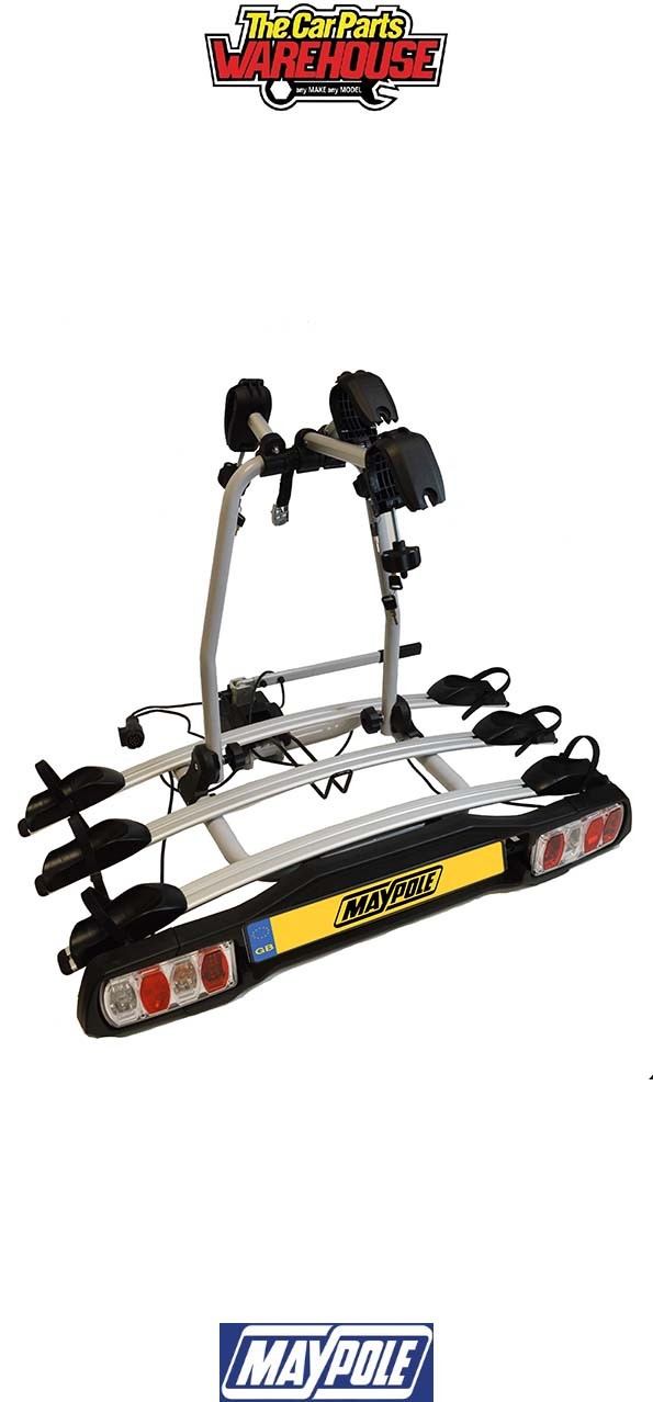 Maypole BC3013 3 Bike Towball Mounted Cycle Carrier