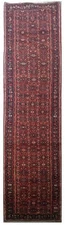 15 FOOT RUNNER Red Perrsian Hamadan Runner Rug 81896