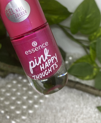 essence Gel Nail Colour Nagellack 15 pink HAPPY THOUGHTS schimmer 8ml *neu*