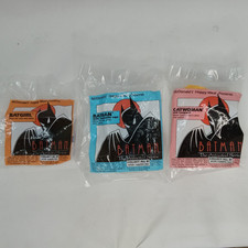 Lot of 3 Batman The Animated Series Figures McDonald's Happy Meal Toys