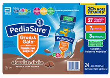 PediaSure with OptiGRO Plus Kids Shake, 8 fl oz, 24-count Chocolate