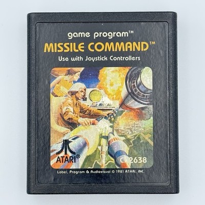 Missile Command (Atari 2600, 1981) Cartridge Only Authentic - Tested & Working