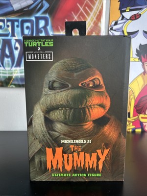 NECA Teenage Mutant Ninja Turtles Ultimate Michelangelo as The Mummy Sealed New!