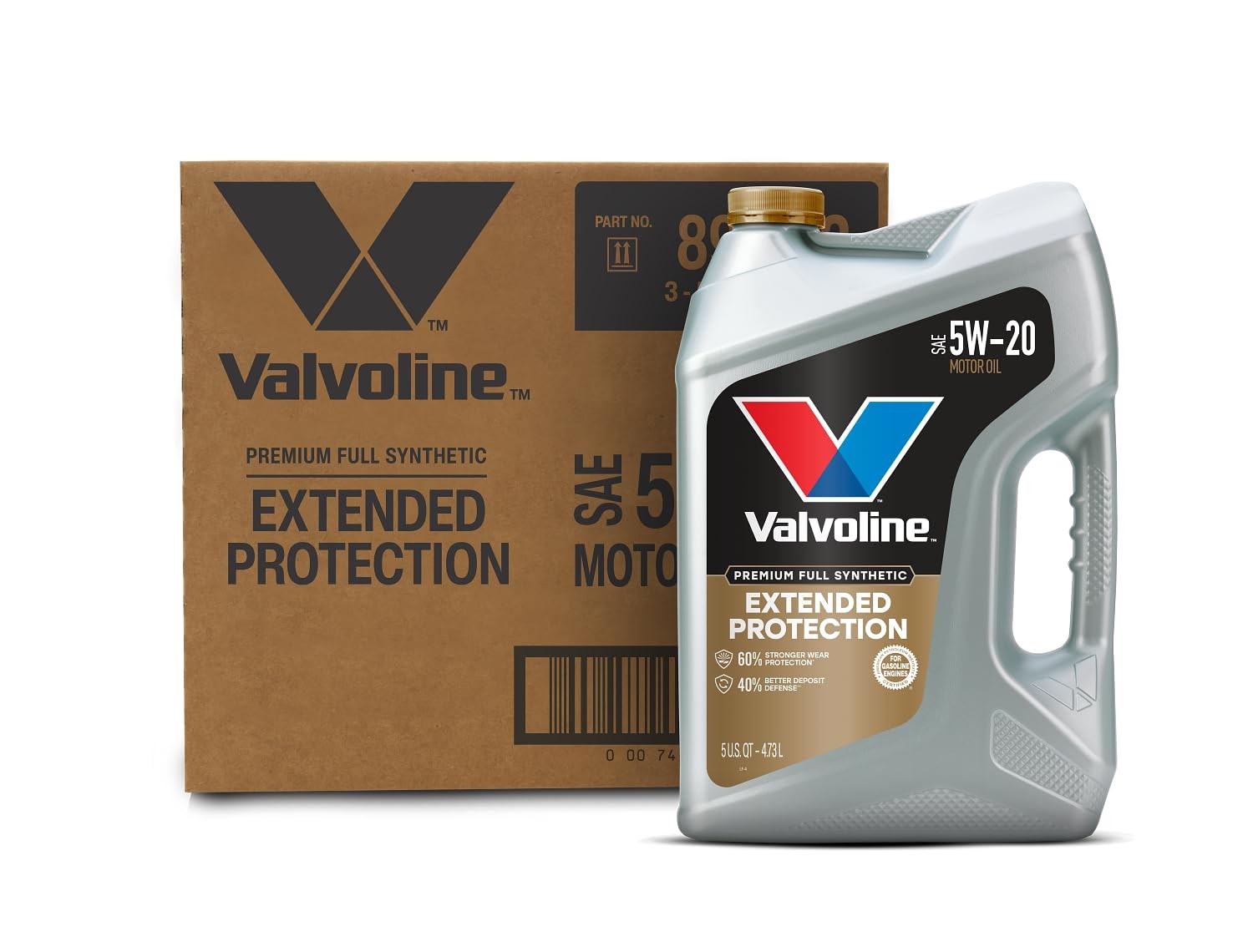 Sae 5w-20 Pack Of 3 Valvoline Extended Protection Full