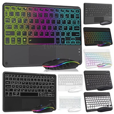 Bluetooth QWERTZ Tastatur Für Samsung Galaxy Tab S10 Lite/S10 FE/S9/S9 FE 10.9''