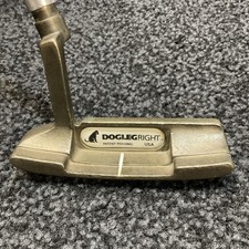 Hog 1003A Dogleg Right Putter RH 35โ O/S taper 1.0/.63 Fat Shaft Grip USA made