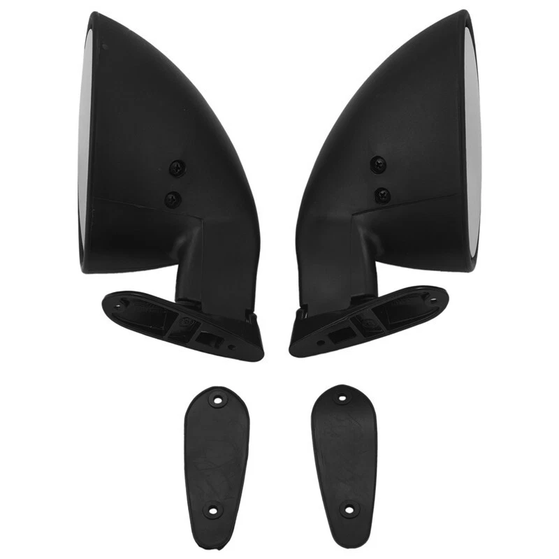 Racing Side Mirrors Left & Right: Classic Retro Bullet Style Mirror Kit Foto 4 de 4