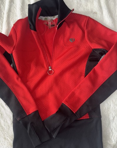 Pearl Izumi Woman’s 3/4 Zip Red Small - Picture 2 of 4