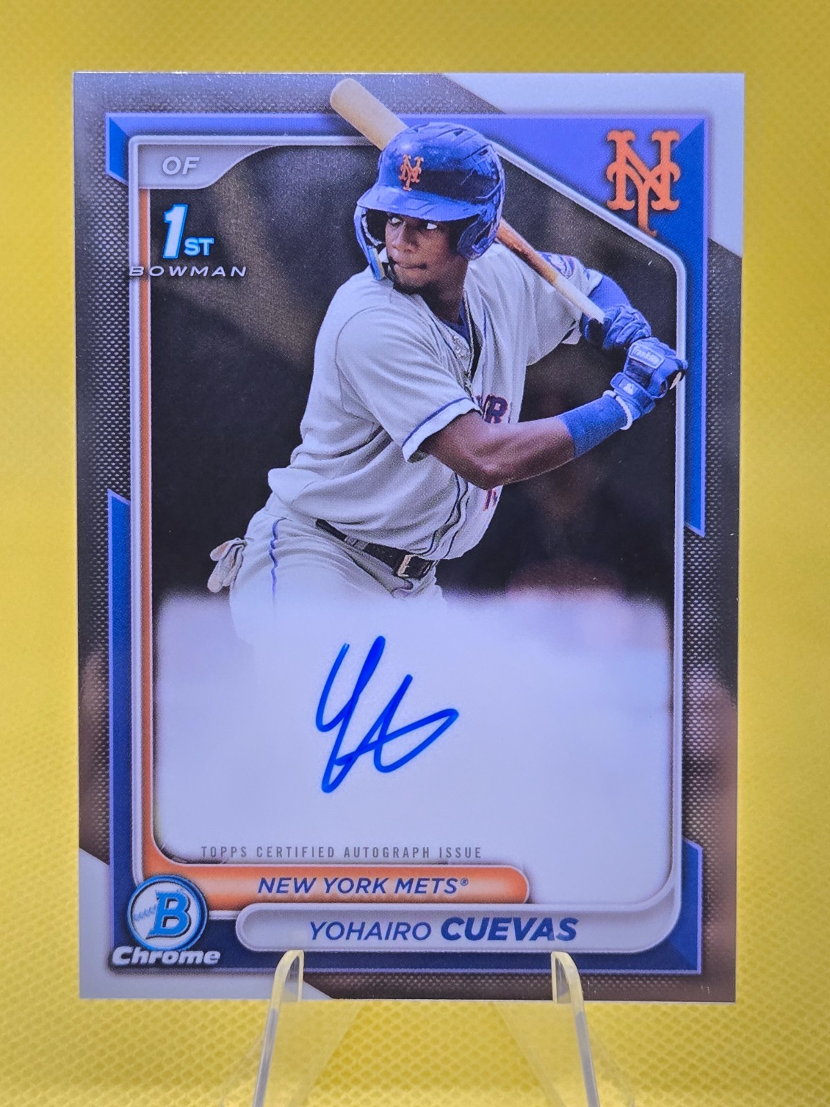 2024 Bowman Chrome Yohairo Cuevas 1st Bowman Auto #CPA-YCU