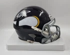 ADRIAN PETERSON Signed Auto Minnesota Vikings Riddell Mini Helmet JSA Witnessed