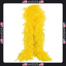 Tharaht Chandelle Feather Boa - 19 Colors, 2 Yards for Costume  Party Decor