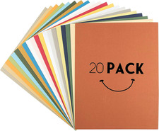 Golden State Art 20 Pack 11X14 Uncut Photo Mat Matboards, Assortment Color  Unc