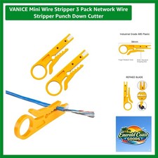 Mini Wire Stripper 3 Pack Network Wire Stripper Punch Down Cutter