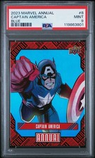 Captain America - 2023 Marvel Annual #8 Blue PSA 9