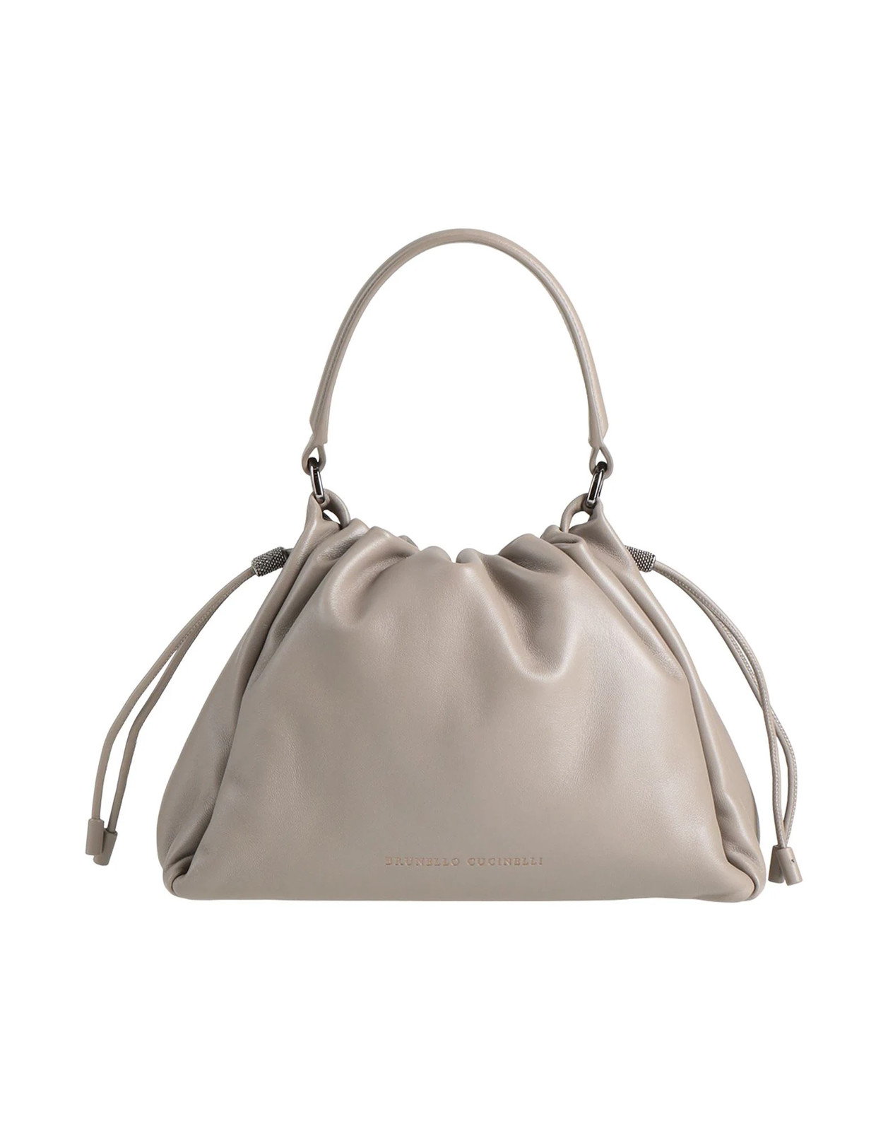 Brunello Cucinelli - Women - Leather Handbag - Light grey 430490₽
