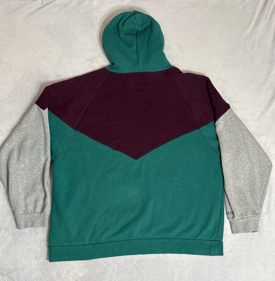 RARO Mitchell & Ness Anaheim Mighty Ducks Sudadera Talla 2XL NHL Hockey Sudadera con Capucha! Foto 2 de 4