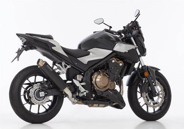Shark SRC 4 Auspuff Schwarz Passend FüR Honda CBR500R 2016-2016-image