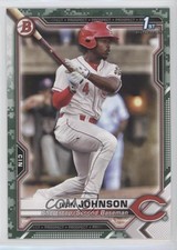 2021 Bowman Prospects Camo Border Ivan Johnson (Should Be Card #BP-149) 0w7
