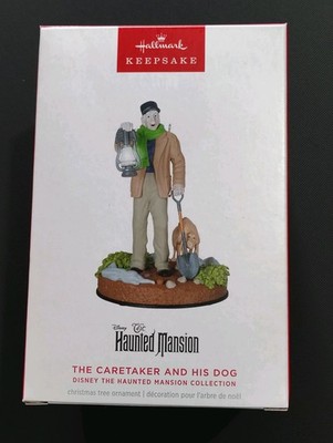 2024 Hallmark Keepsake Ornament The Caretaker And His Dog Disney Haunted Mansion