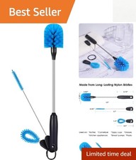 Bottle Brush and Straw Cleaner Set: Perfect for Hard-to- Areas