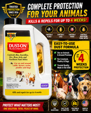 Dust Fly Lice Tick Control 4 lb Livestock Poultry and Dogs Pest Killer
