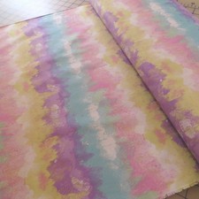 31" Long Remnant Easter Pastels Blender 3.99 Ships ANY Amount Of Cotton Fabric