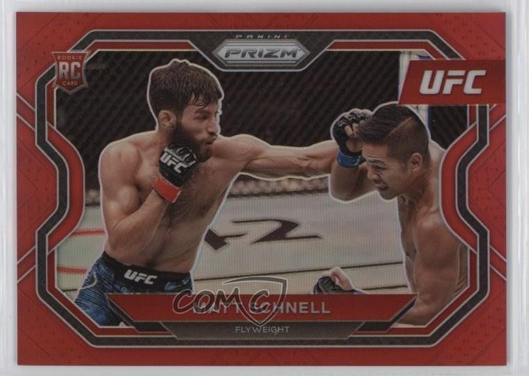 2021 Panini Prizm UFC Red Prizm 26/275 Matt Schnell #109 05or