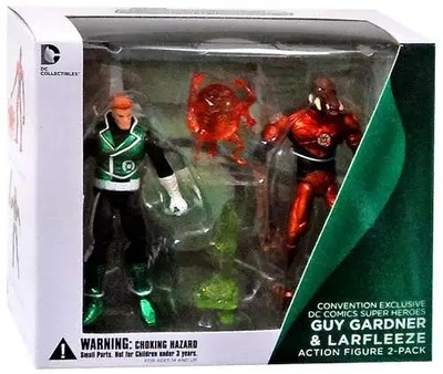 DC Comics Super Heroes Guy Gardner & Larfleeze Action Figure 2 Pack NEW Dmg Pkg