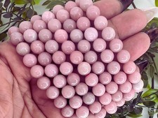 Pink Opal Bracelet - 8MM Pink Opal Beaded Gemstone Bracelet - Soft Pink