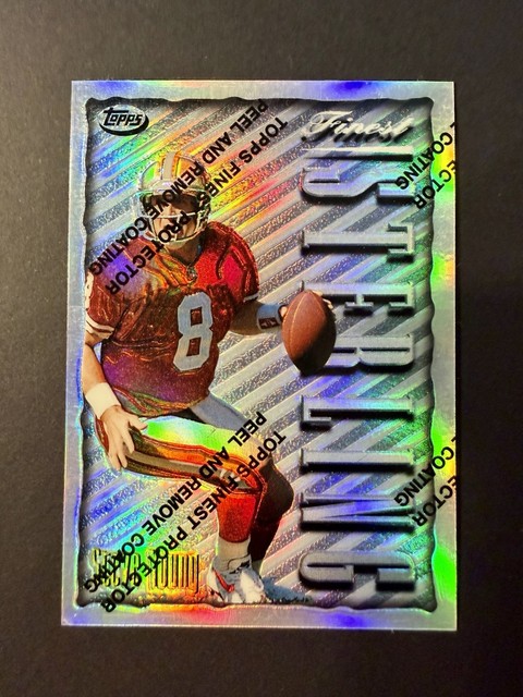 1996 Topps Finest Sterling w/ coating #320 Steve Young 49ers Refractor HOF